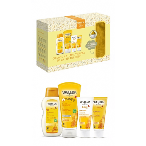 Weleda baby set bienvenida toalla