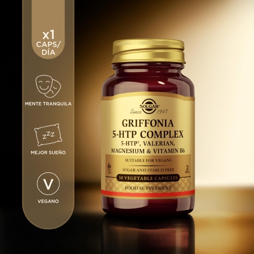 GRIFFONIA 5-HTP COMPLEX 30 CAPS SOLGAR