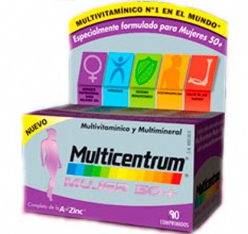 Multicentrum mujer 50+ (90 comp) | Parafarmacia Melguizo