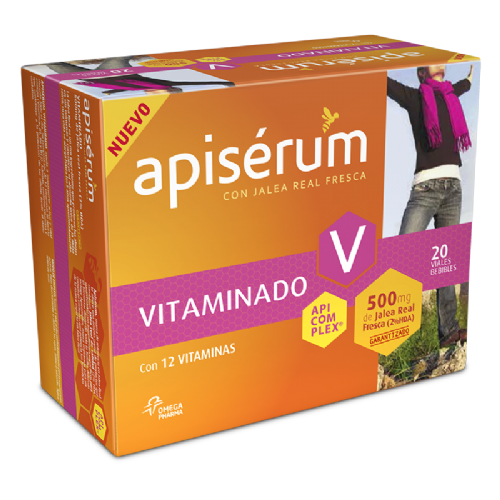 APISERUM VITAMINADO (20 VIALES BEBIBLES)