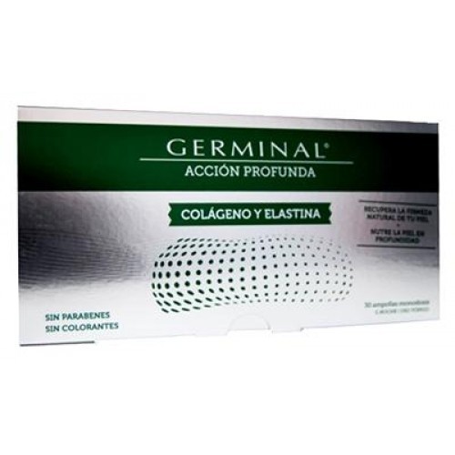 GERMINAL ACCION PROFUNDA COLAGENO Y ELASTINA (1 ML 30 AMPOLLAS)