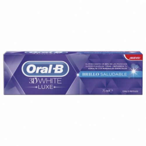 ORAL B 3DWHITE LUXE PROTECCION DEL ESMALTE DENT (75 ML)