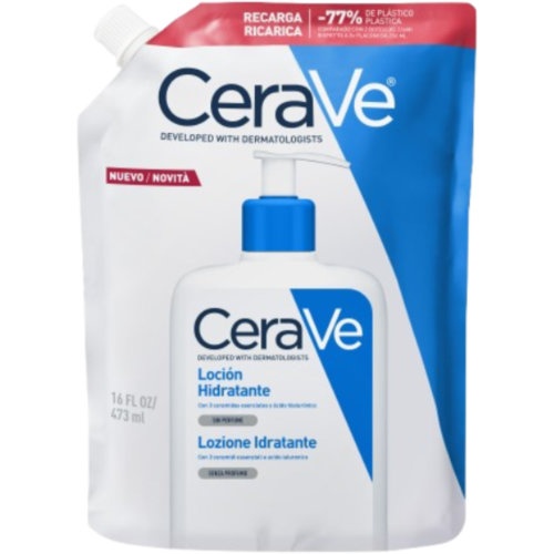 Cerave locion hidratante  1 envase 473 ml recarga