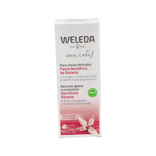 Weleda pasta dentifrica de ratania  1 envase 75 ml