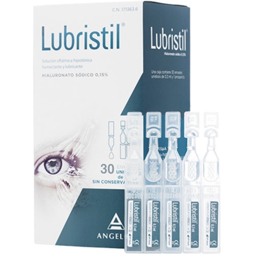 Lubristil solucion oftalmica  30 monodosis 0,3 ml