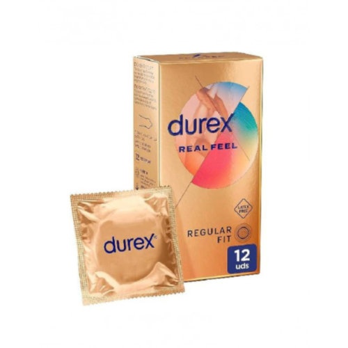 DUREX REAL FEEL PRESERVATIVO SIN LATEX (12 U)