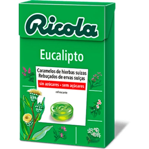 Ricola caramelos sin azucar  1 envase 50 g sabor eucaliptus