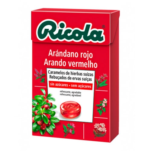 Ricola caramelos sin azucar  1 envase 50 g sabor arandano