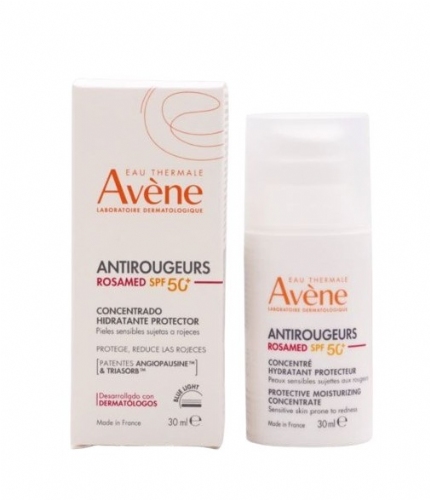 Avene antirougeurs rosamed spf 50+ concentrado hidratante protector  1 envase 30 ml