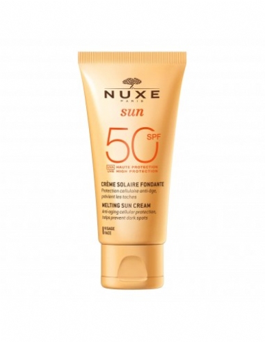 Nuxe sun crema solar fundente rostro spf 50+  1 tubo 50 ml