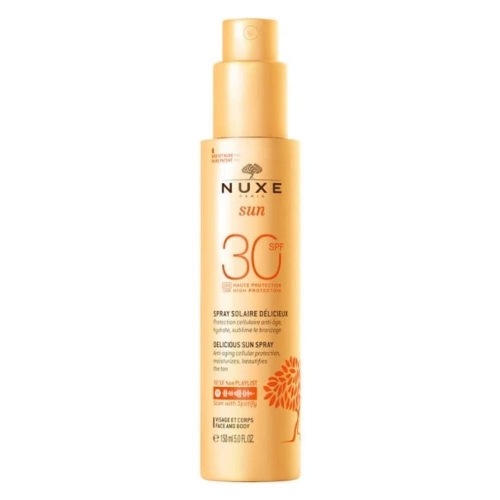 Nuxe sun spray solar delicioso rostro y cuerpo spf 30  1 spray 150 ml