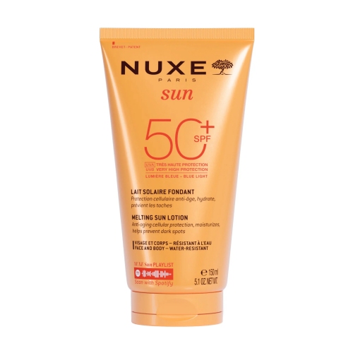 Nuxe sun leche solar fundente rostro y cuerpo spf 50+  1 tubo 150 ml