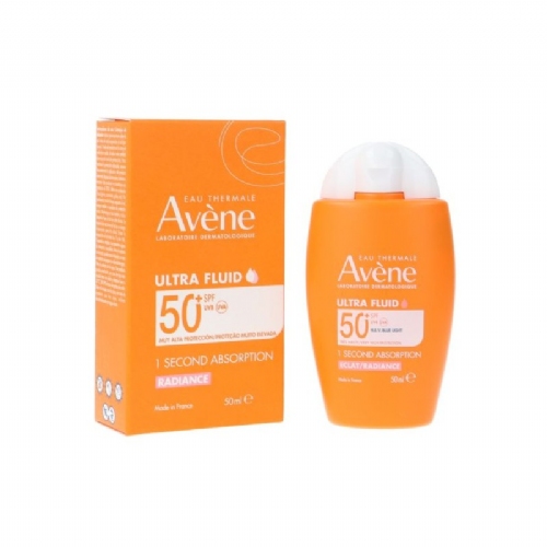 Avene 1 segundo ultra fluid luminosidad spf 50+ 50 ml