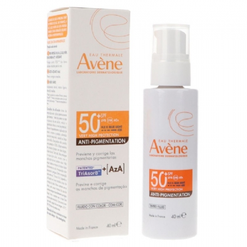 Avene fluido antimanchas con color muy alta proteccion spf 50+  1 envase 40 ml