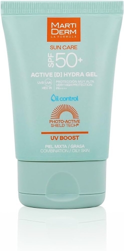 Martiderm spf 50+ active [d] hydra gel 1 envase 50 ml
