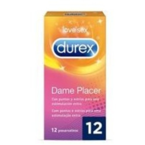 Durex dame placer preservativos 12 unidades - preservativos