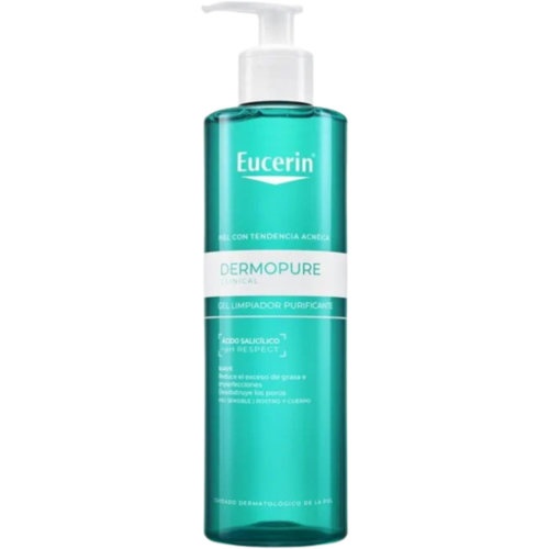 Eucerin dermopure clinical gel limpiador purificante  1 envase 400 ml - gel limpiador facial
