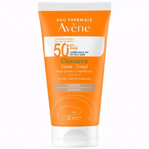 Avene cleanance solar spf 50+ muy alta proteccion  1 envase 50 ml color