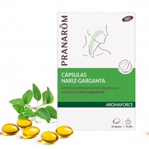 Aromaforce capsulas nariz garganta  30 capsulas