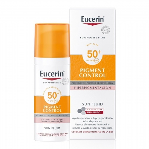 Eucerin sun protection 50+ fluid pigment control  1 envase 50 ml