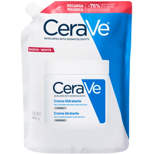 Cerave crema hidratante  1 envase 473 ml recarga