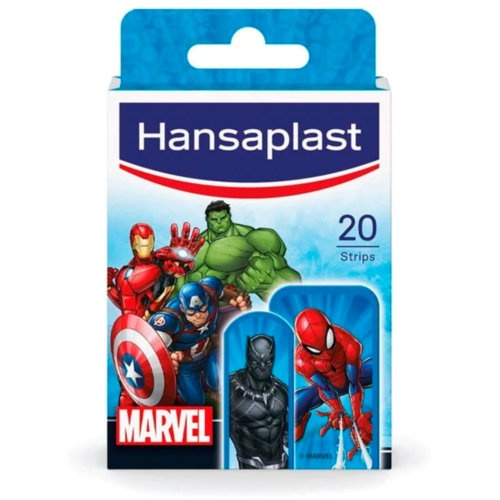 Hansaplast marvel aposito adhesivo 2 tamaños 20 strips - aposito adhesivo