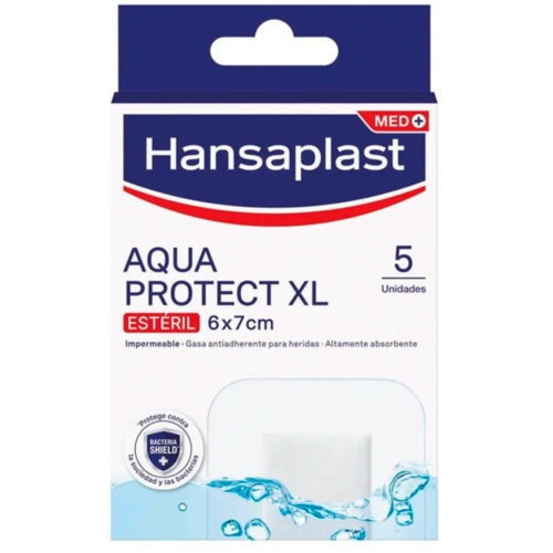Hansaplast aqua protect aposito adhesivo xl 5 u - aposito adhesivo