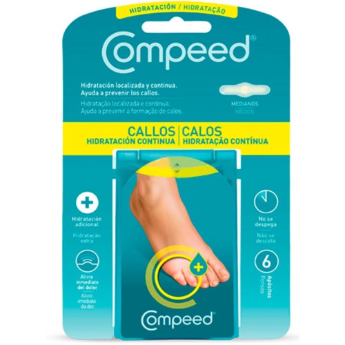 Compeed callos hidratacion continua  6 unidades