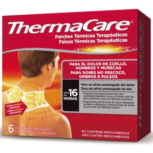 Thermacare parche termico cuello hombro muñeca  6 parches