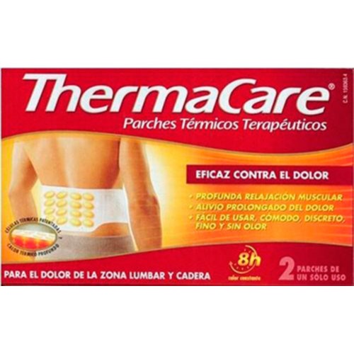 Thermacare parche termico zona lumbar cadera (2 parches)