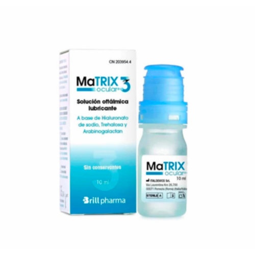 Matrix ocular 3 solucion oftalmica lubricante  1 envase 10 ml