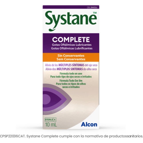 Systane complete gotas oftalmicas lubricantes sin conservantes 1 frasco 10 ml - gotas oftalmicas lub