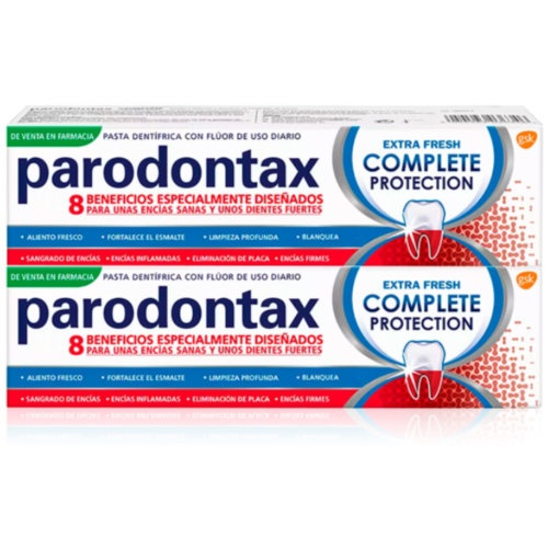 Parodontax complete protection extra fresh  2 envases 75 ml
