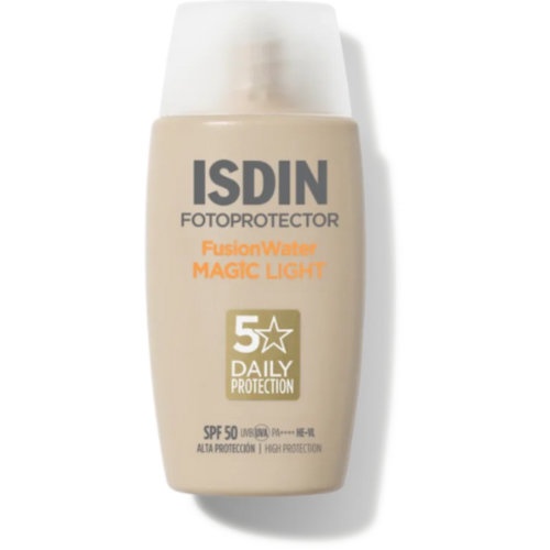 Isdin fotoprotector fusion water magic  1 frasco 50 ml color light
