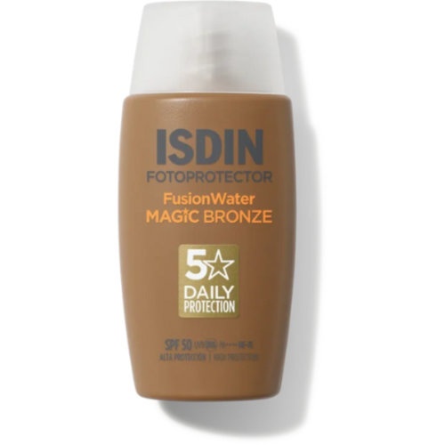 Isdin fotoprotector fusion water magic  1 frasco 50 ml color bronze