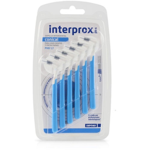 CEPILLO ESPACIO INTERPROXIMAL - INTERPROX PLUS (CONICO 6 U)