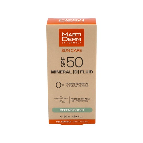 Martiderm spf 50 mineral (d) fluid  1 envase 50 ml