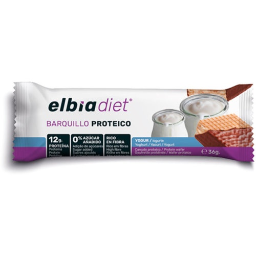 Elbia diet barquillo  1 envase 36 g sabor yogur