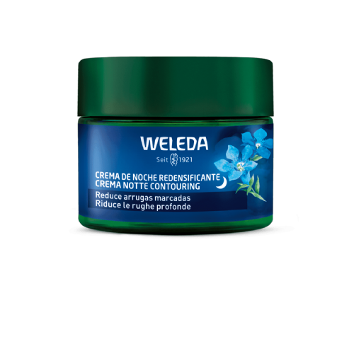 Weleda crema de noche redensificante de genciana azul y edelweiss  1 tarro 40 ml