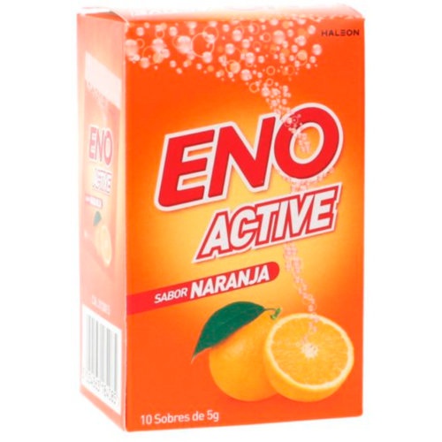 Eno active  10 sobres 5 g sabor naranja