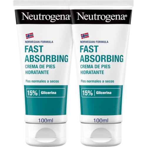 Neutrogena formula noruega pies crema absorcion inmediata 2 tubos 100 ml duplo - pies crema absorcio