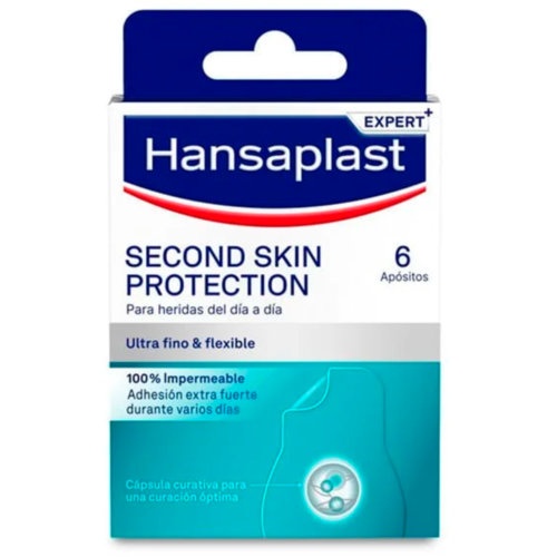 Hansaplast second skin protection  6 parches 73 mm x 36 mm