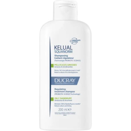 Kelual squanorm champu tratante regulador caspa grasa ducray 1 envase 400 ml