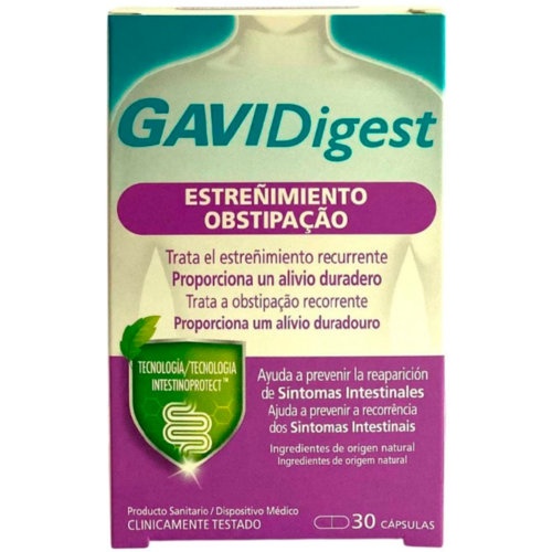 Gavidigest estreã‘imiento 30 capsulas