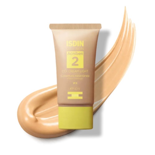 Isdin oily skin acniben cc+ cream 1 tubo 40 ml color light