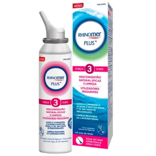 Rhinomer plus usuarios frecuentes fuerza 3 fuerte  1 spray 125 ml