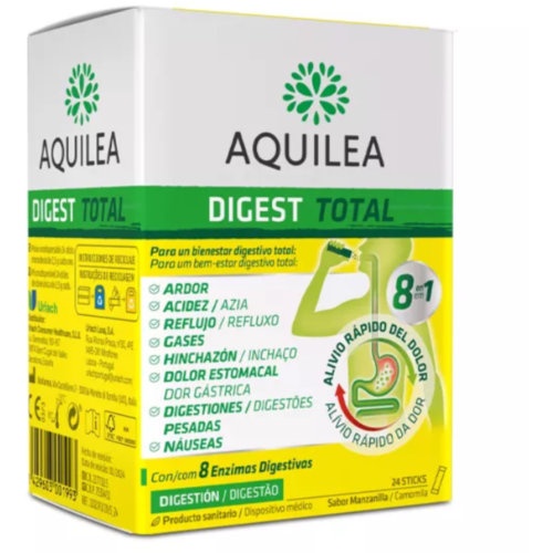 Aquilea digest total 24 sticks 2,5 g sabor manzanilla