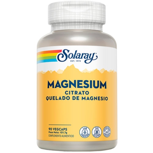 Magnesium citrate solaray  90 capsulas vegetales