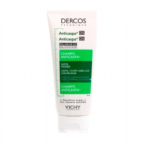 Dercos champu anticaspa cabello graso 1 tubo 95 ml