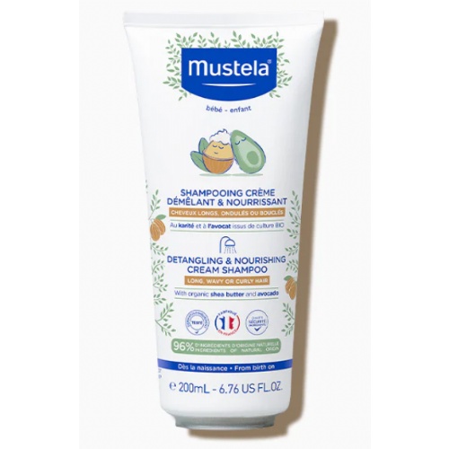 Mustela champu desenredante y nutritivo en crema  1 tubo 200 ml